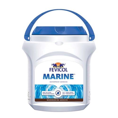 Image of Fevicol Marine - Fast Setting | Best in class waterproof adhesive | Superior Coverage | Bonds with Plywood, Laminates | 5 kg