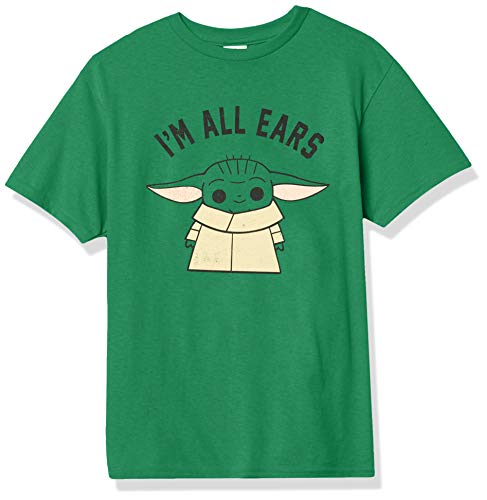 T-shirt Star Wars vert pour l'école et les jeux des enfants passionnés de science-fiction