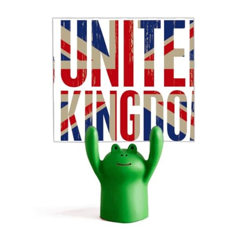 Porte-mémo Big Ben pince notes Union Jack décoration de bureau anglaise