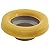 Eastman 4 x 3 Inch Wax Ring with Flange for Toilet Repairs and Installations, Yellow, 40144