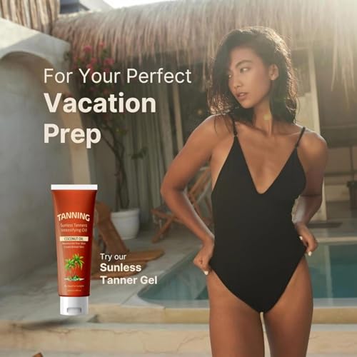 Gotas bronceadoras Sunless Tanning Lotion autobronceadoras e hidratantes con efecto natural (2 ud.) 3