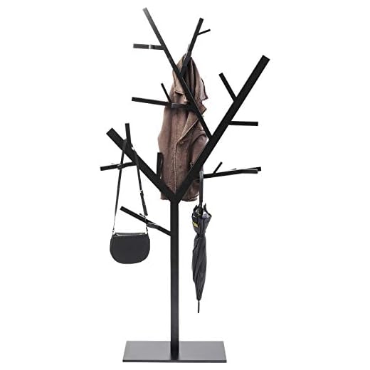 Kare Design - Attaccapanni Technical Tree, nero, Taglia unica