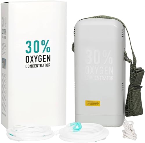Portable Oxygen Generator, Oxygen Concentrator –with Cannula Nasal Tubing for Home Use and Travel-L9