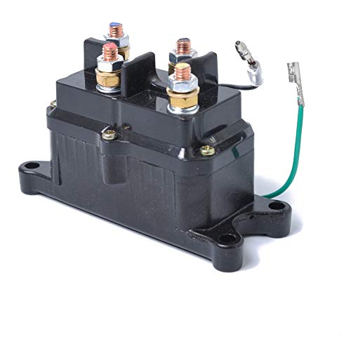 Lucky Seven Winch Solenoid Relay Contactor Thumb Truck 12V 250A for UTV ATV 4x4 Vehicles-for 63070,62135, 74900, 2875714, 70715 for 63070 Warm,12 Volt, 4-Terminals