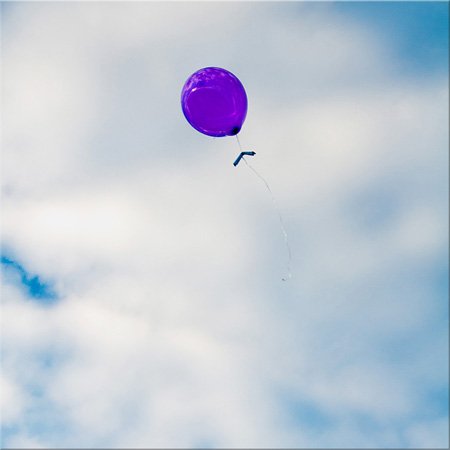 Ballon flottant violet enfant primaire LDS églises plaque interrupteur double