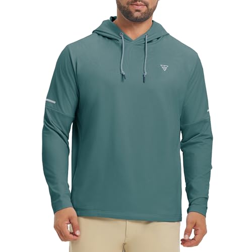 Image of M MAELREG Hoodies for Men Golf Fleece Hooded Sweatshirts Dry Fit Athletic Lightweight Casual Midlayer Mens Hoodies Pullover