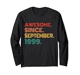 Photo Gallery awesome since september 1999 anniversary men women birthday maglia a manica Photo Gallery awesome since september 1999 anniversary men women birthday maglia a manica