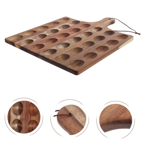 Plateau support diable pour assiette à œufs mimosa avec rangement stable sur comptoir - 8