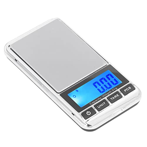 Báscula digital de bolsillo de alta precisión portátil con pantalla LCD miniatura 7