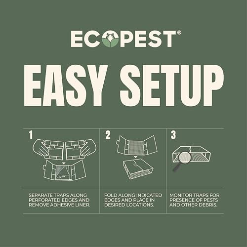 Silverfish Trap | Sticky Indoor Glue Trap for Silverfish, Firebrat, and Other Bugs and Crawling Insects | Adhesive Silverfish Killer Paks, Monitor, and Detector with Natural Bait Attractant (12 Pack)