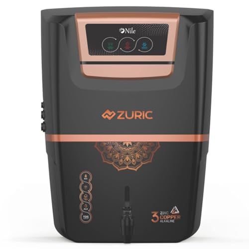 Aqua H Tech RO Water Purifier 12L With Copper+Zink+TDS+B12 Alkaline Taste Adjuster For Clean Water For Home, Office (Pack Of 1)