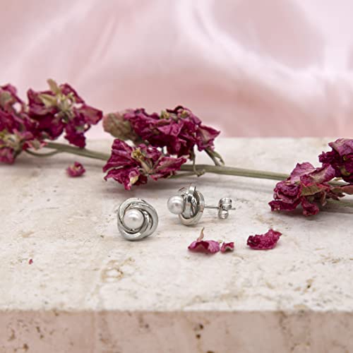 Carissima Gold Orecchini da Donna in Oro Bianco 9K...