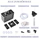 FEDOUR 3-in-1 Ultra Leise Aquarium Schwammfilter, Multi-Filtration Aquarium Innenfilter mit Biochemischem Schwamm & Keramische Kugeln, für 20-80L Aquarium