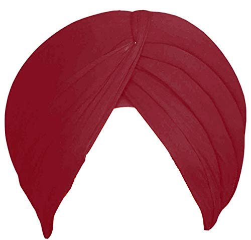bismaadh Sikh/Punjabi Traditional PAGRI, DASTAAR, Full Voile MADHURANI DASHMESH PAGREE Turban-picture-18