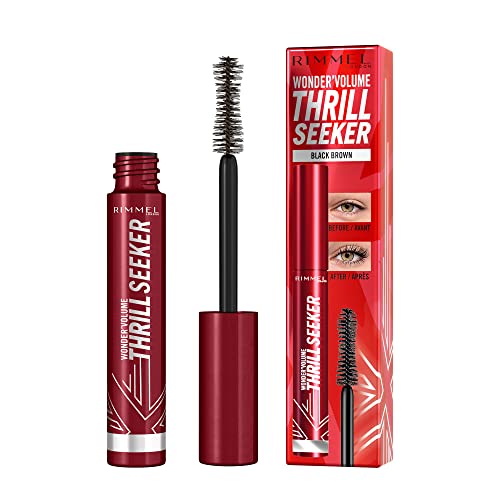 Rimmel Rimmel Thrill Seeker Brown Black Volumising Mascara – Image 2