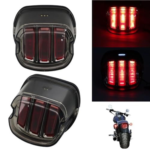Luz trasera de parada y giro adaptada para Fatboy y Dyna 6