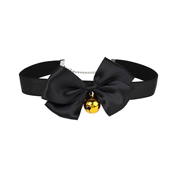 Freebily Damen Punk Choker Leder Slave Halsband mit O-ring Halskette Festish Halsbänder Einstellbar – Bild 6