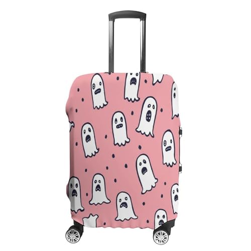 Housse de valise élastique GeistTrolley R7 taille M protection bagage zippée motif marbre