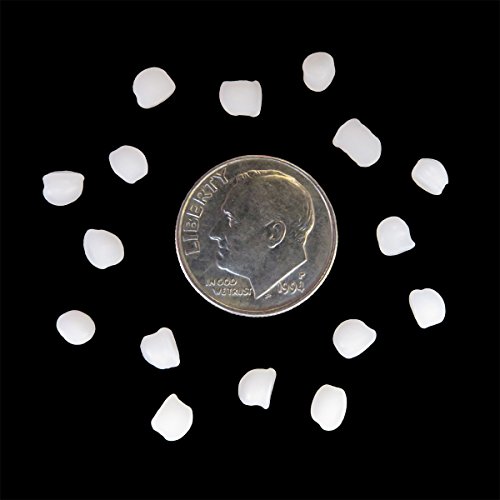 Polly Plastics Polypropylene Plastic Poly Pellets Rock Tumbling Media Rock Tumbler Filler Beads (2 Lb) #TOP2