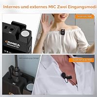 COMICA BoomX-D2 Wireless Drahtloses Mikrofon mit 2 Sendern und 1 Empfänger – Ansicht 6