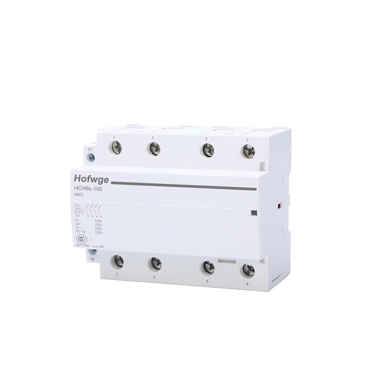 Contacteur modulaire 2P 4P 100A pour tableau rail DIN - 4
