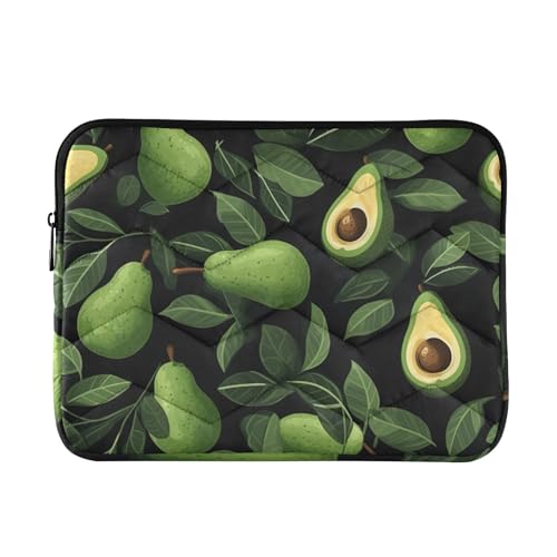 Funda para portátil 13-14 pulgadas impermeable con diseño de aguacate