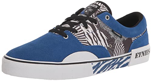 Etnies Herren Factor Skate-Schuh, Blau Schwarz Weiß, 38 EU