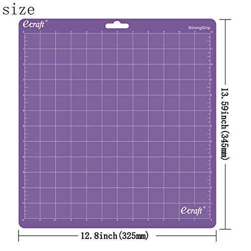 Tapis de découpe Silhouette Cameo Ecraft 30,5x30,5 cm avec StrongGrip, StandardGrip et LightGrip