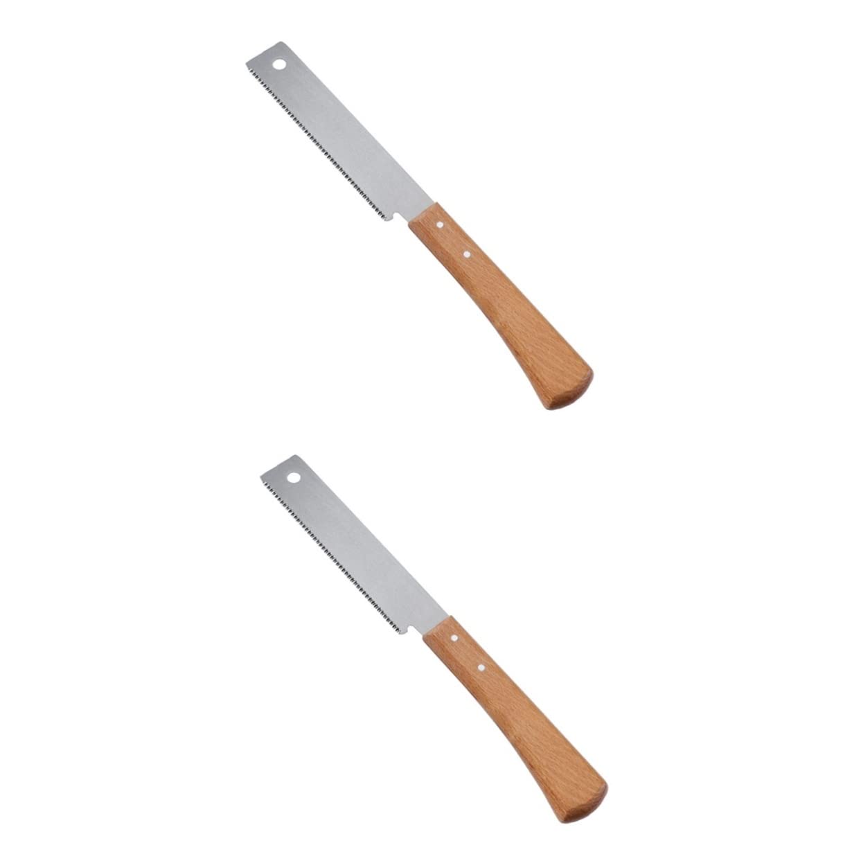 Mipcase 2 Pezzi Seghetto con Ergonomico Seghetto Fine per Tagli Precisi Utensile DIY per Giardinaggio e Lavorazione Del