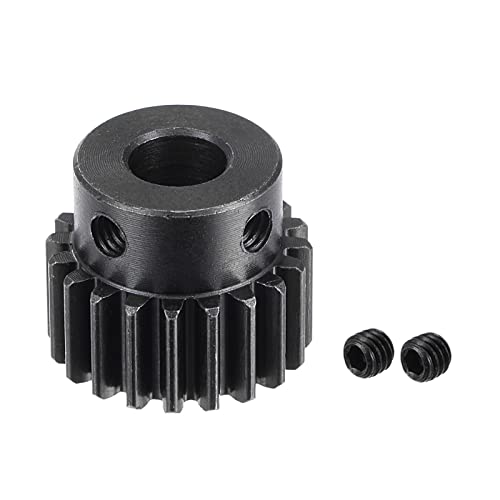 sourcing map 8mm Bore 20T Mod 1 Pinion Gear 15# Steel Spur Diff Differential Pinion Gear Motor Gear, for RC Car
