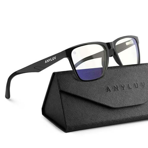 Image of ANYLUV Blue Light Glasses for Women & Men, Stylish Blue Light Blocking Glasses, Eyes Protection & Anti Eyestrain Eyewear
