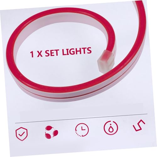 Tira de luz LED de silicona impermeable Mipcase 12V 3 metros miniatura 4