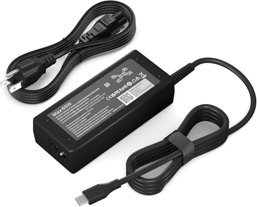 YZAESHAY Replacement 65W USB C Laptop Charger Compatible with HP Chromebook and All 65W USB Type C Power Adapter