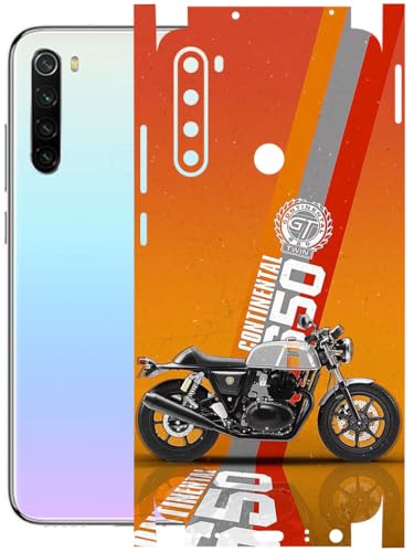 Image of AtOdds - Full Body Back Screen Guard Protector Film - Lamination Wrap Skin Sticker Compatible with REDMI Note 8 | Scratchproof Matte Finish (Bullet)
