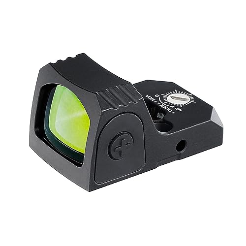ohhunt Red Dot Sight 3 MOA Reflex Sight Scope for RMR Footprint 20mm Picatiinny with 5 Brightness Settings