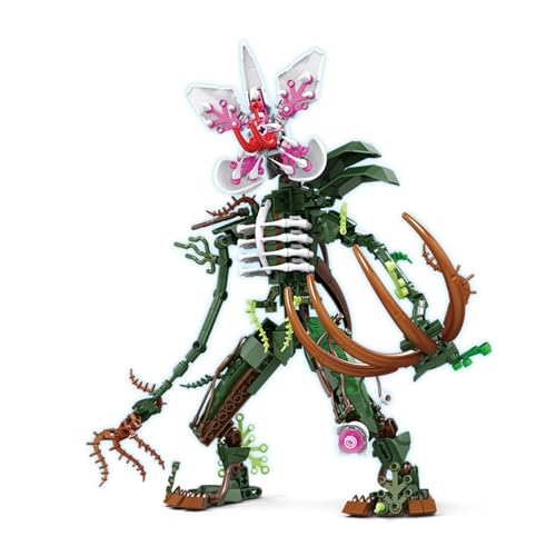 Oichy Building Toys Movable Orchid Monster Building Block Sets Supernatural Flower Construction Sets for Kids Teenagers Adults (346pcs)