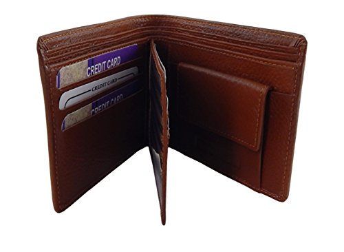 Image of Orbit Men's Genuine Leather Premium Wallet, Money Purse - 1580-Tan