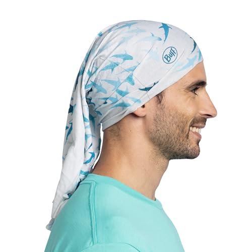 Image of BUFF CoolNet UV Neck Gaiter, UPF 50 Sun Protection, Breathable, Versatile, Quick Dry Face Mask, Fishing Designs, Adult Size