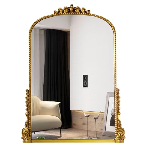 Miroir de salle de bain baroque français doré 60x80 miroir salon couloir