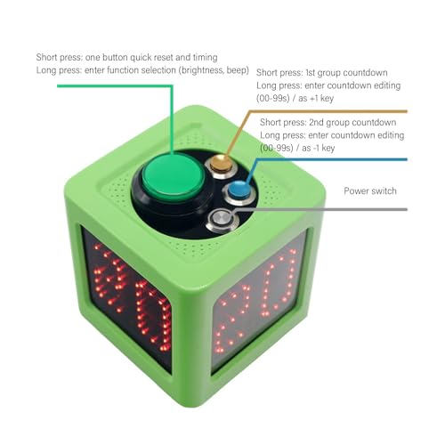 Temporizador Cubo 4 Caras a Pilas para Juegos miniatura 5