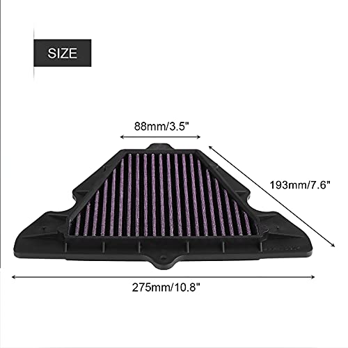 Filtro di aspirazione dell'aria del motociclo