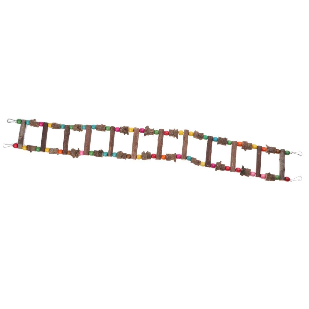Holz Leiter Hängebrücke Schaukel Spielzeug Für Vogel Papagei Graupapagei - 100 cm