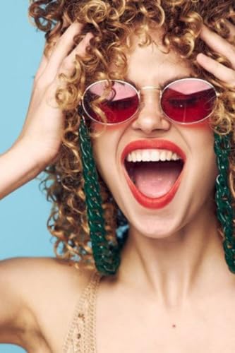 SORVNIO Round Retro Sunglasses Men Women Vintage Small Circle Red Black Hippie Style Sun Glasses4