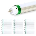 Haloitte T5 LED Bulbs 4FT Tube Lights, 46 Inch 3840LM, 24W=75W, UL Listed Type B Ballast Bypass, 5000K Daylight, Dual-End Power, 4 Foot F54T5 Fluorescent Replacement Grow Light Bulb, 25 Pack
