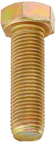 Image of Hard-to-Find Fastener 014973252571 Grade 8 Fine Hex Cap Screws, 3 /8-24 x 1-1 /4, Piece-8 , yellow