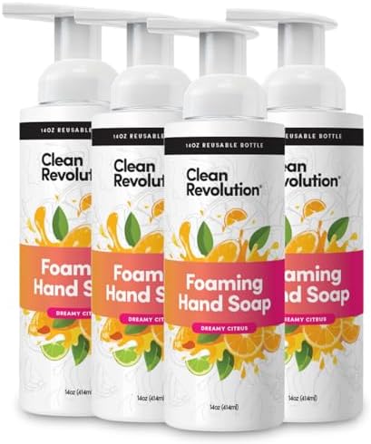 Amazon.com : Clean Revolution Foaming Hand Soap. Ready to Use Formula ...