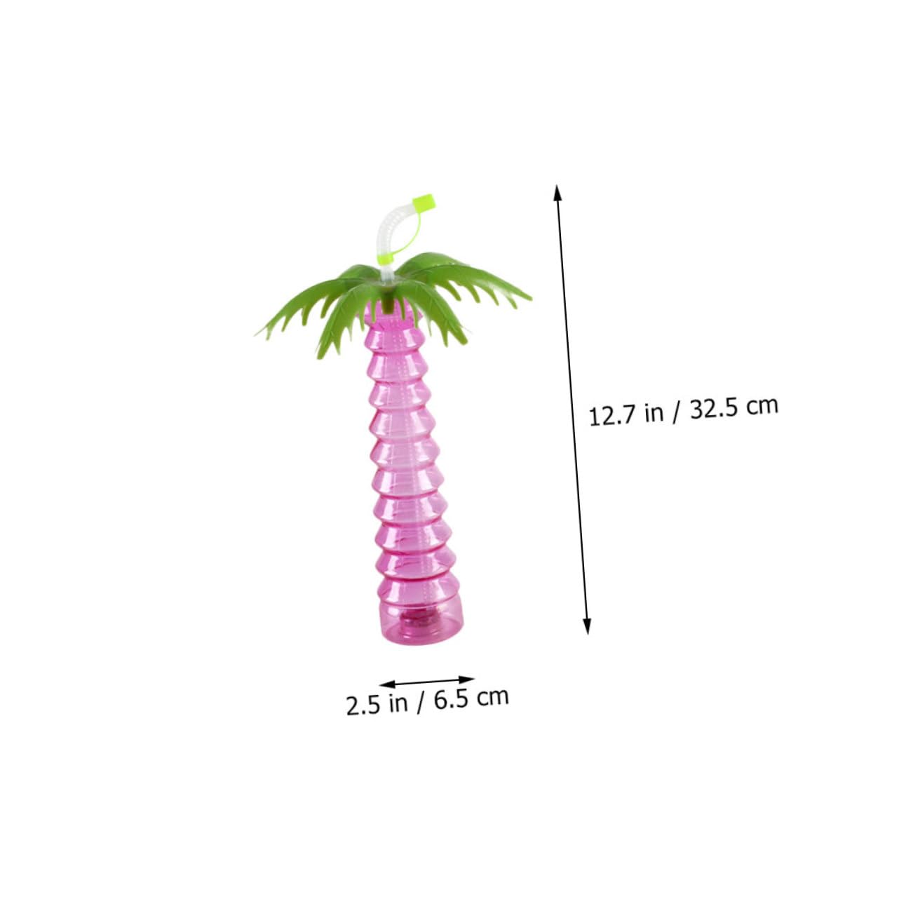 GAROZATION 5pcs Tropical Coconut Shaped Straw Cups Fun Water Bottles for Boys and Girls Multi-function Drinkware for Parties Bbqs and Outdoor Events Random Colors