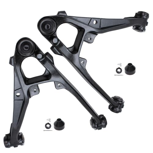 Image of Detroit Axle - 8pc Front End Kit for 2007-2013 Chevrolet Silverado 1500 GMC Sierra Yukon XL 1500 Avalanche Tahoe Cadillac Escalade EXT ESV, 4 Upper Lower Control Arms 2 Outer Tie Rods 2 Sway Bars