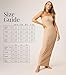 commando Classic Tailored Full Slip | Women’s Adjustable Strap Slip Dress with Patented Weighted Hem for Seamless Draping | Beige, S/M