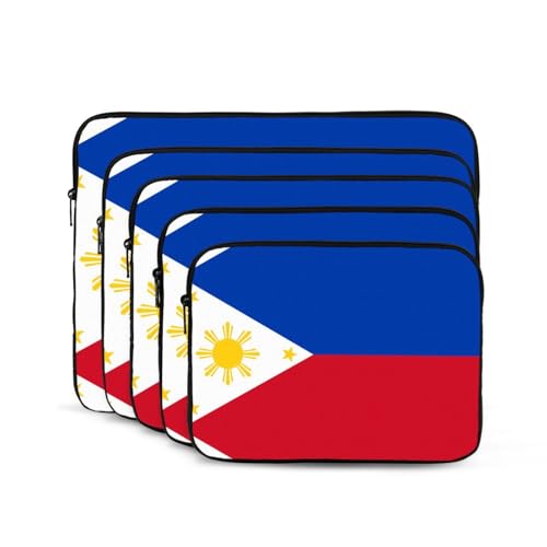Philippine Flag Laptop Sleeve Case 15 Inch Suitable For Notebook Computer Tablet Traveling Carrying Simple Case2
